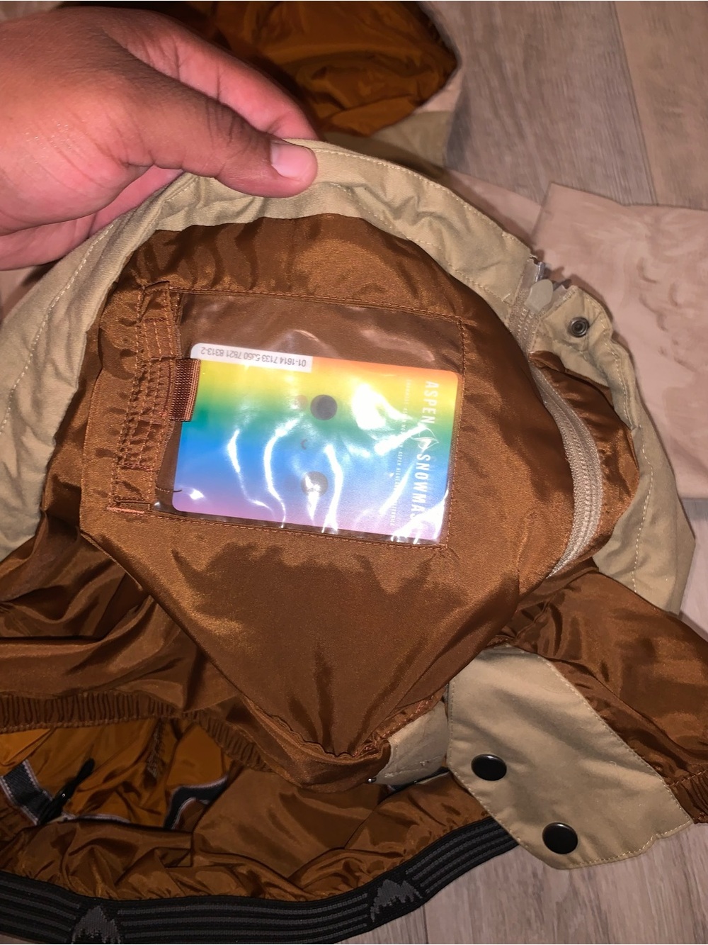 Burton Frostner 2L Anorak Snowboard Jacket Snowfall Camo Size; Medium - Picture 13 of 16